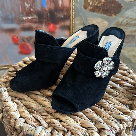 Prada Suede Slides - Picture 2 of 8